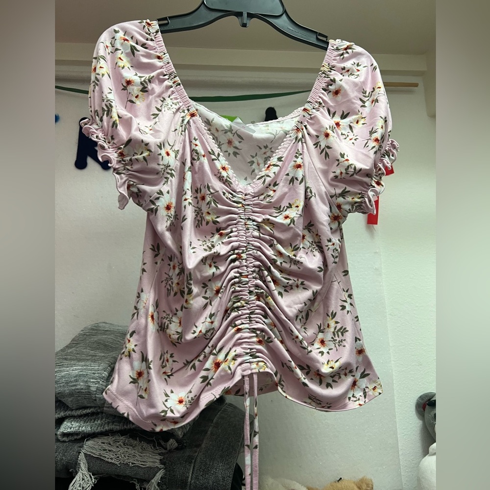 Pink top
